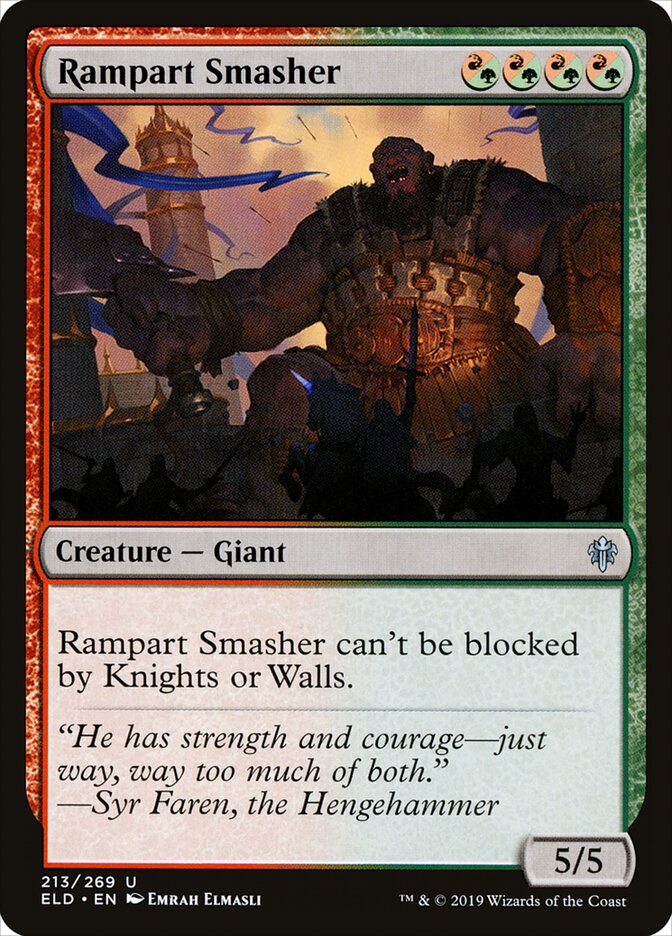 Rampart Smasher (213) - Throne of Eldraine (ELD)