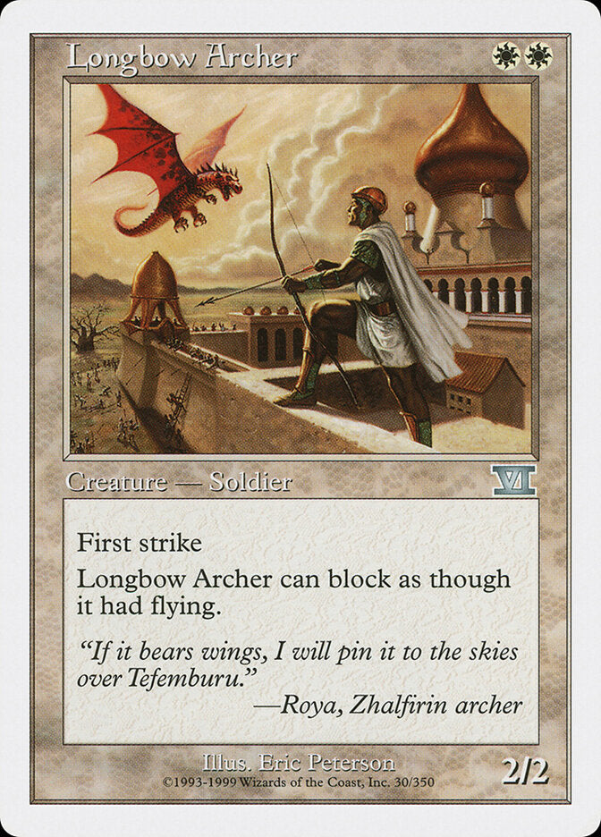 Longbow Archer (30) - Classic Sixth Edition (6ED)