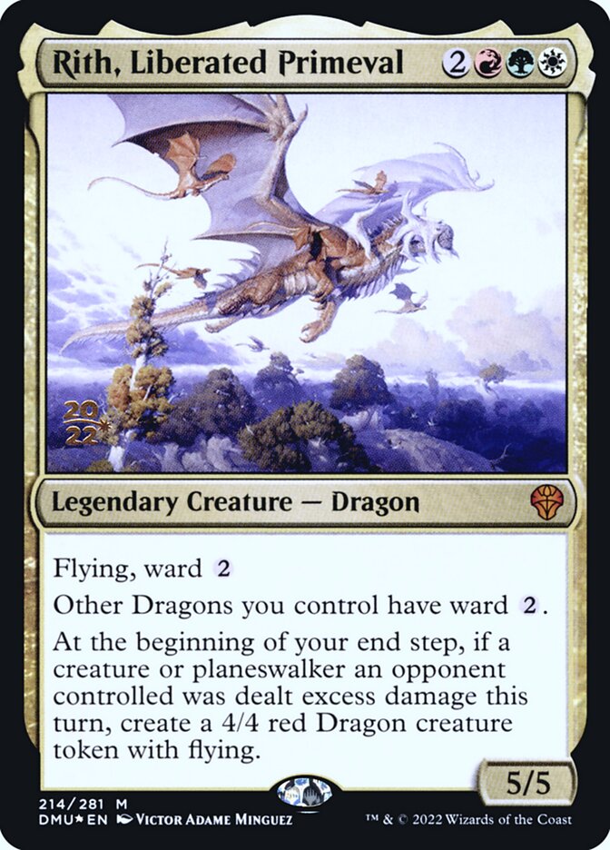 Rith, Liberated Primeval (214s) - Dominaria United Promos (PDMU)