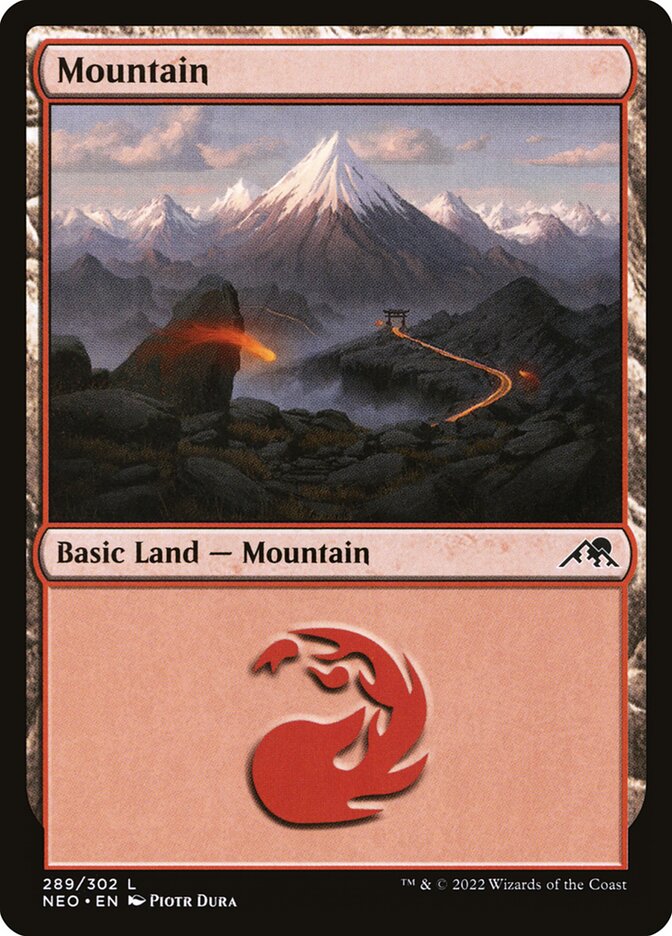 Mountain (289) - Kamigawa: Neon Dynasty (NEO)