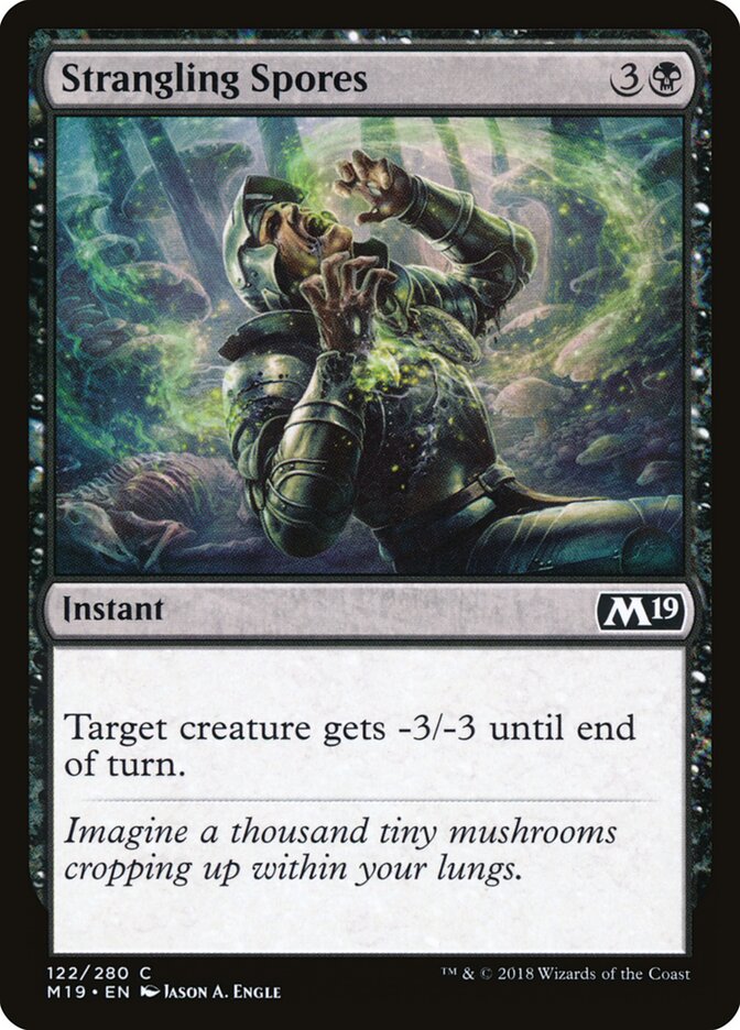 Strangling Spores (122) - Core Set 2019 (M19)