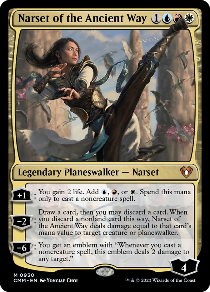 Narset of the Ancient Way (930) - Commander Masters (CMM)