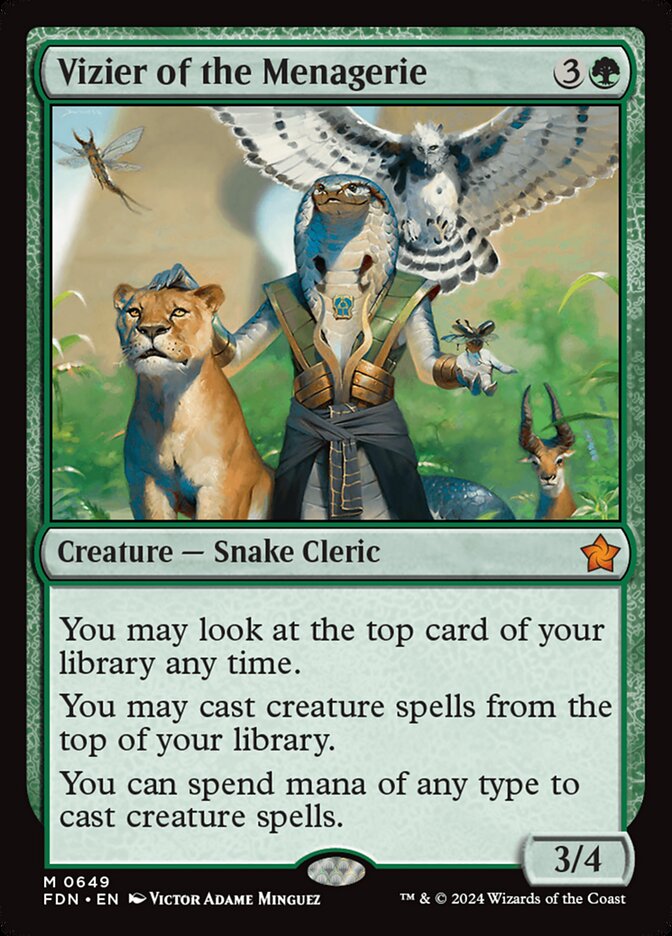 Vizier of the Menagerie (649) - Foundations (FDN)