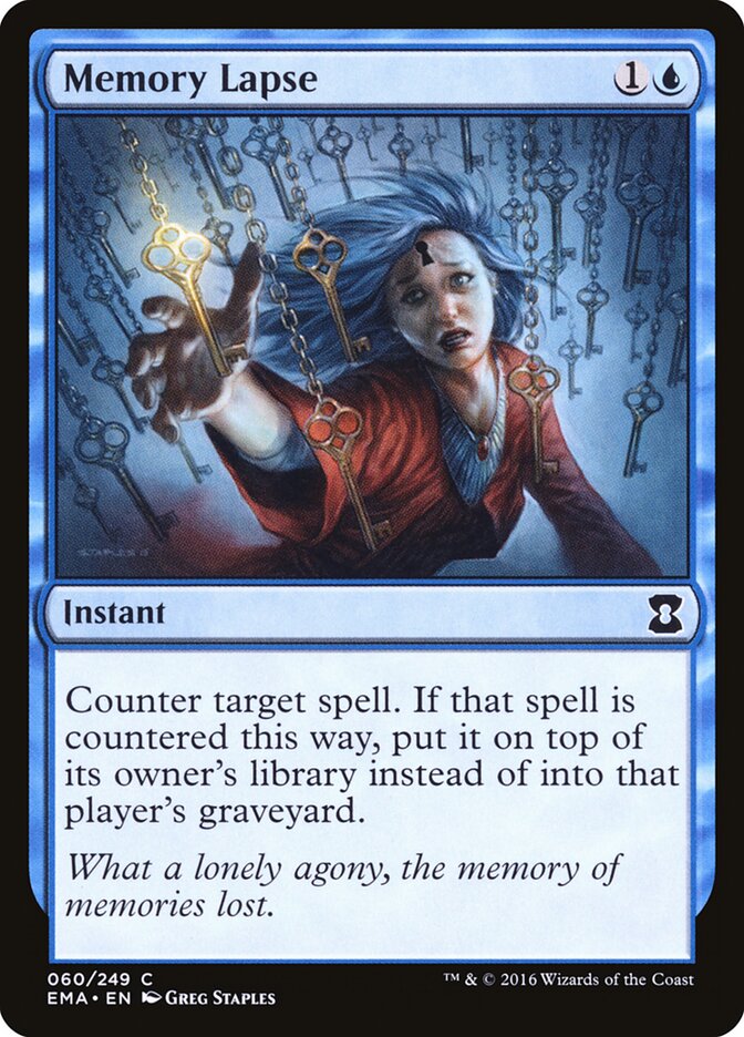 Memory Lapse (60) - Eternal Masters (EMA)