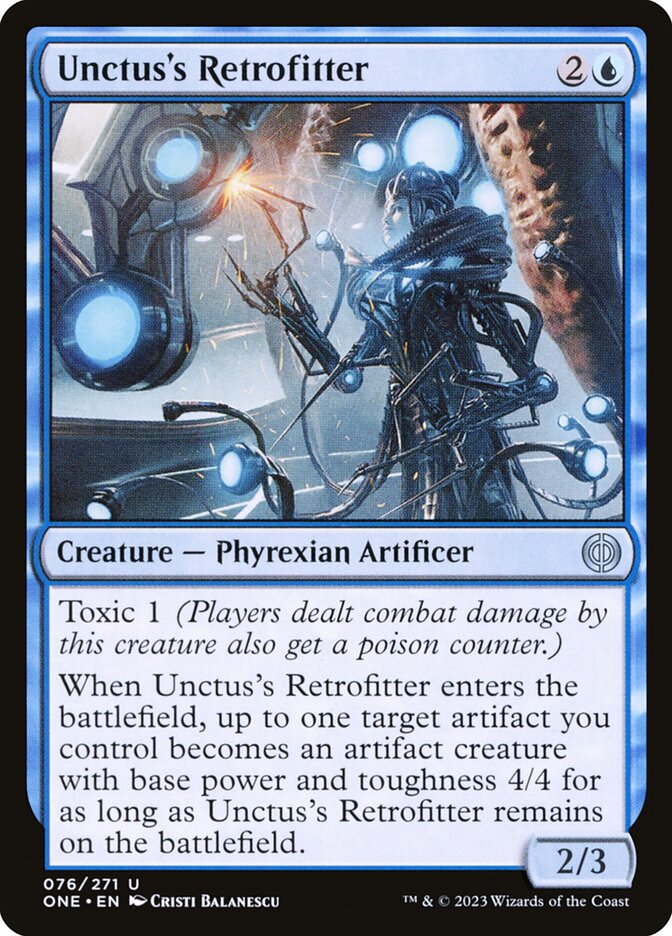 Unctus's Retrofitter (76) - Phyrexia: All Will Be One (ONE)