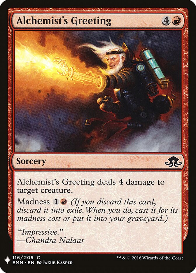 Alchemist's Greeting (EMN-116) - The List (PLST)