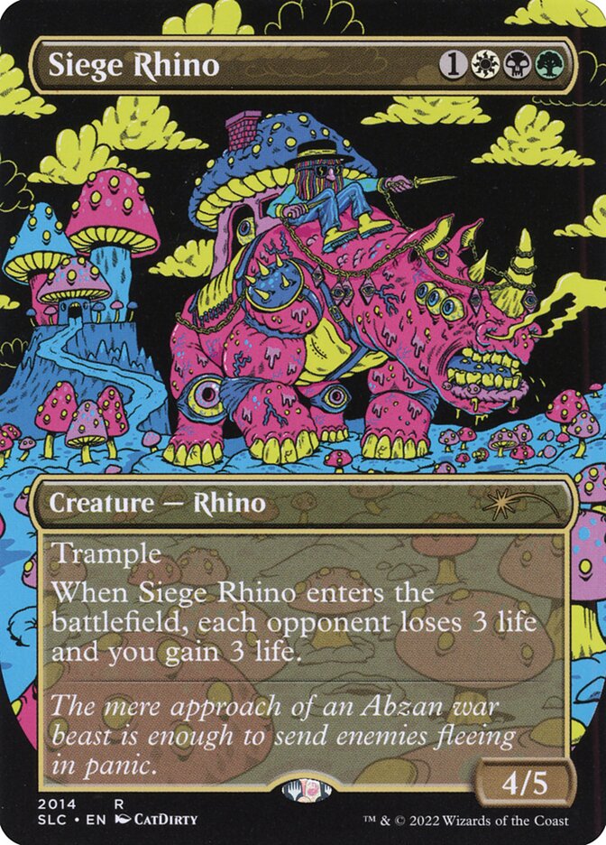 Siege Rhino (2014) - Secret Lair Countdown (SLC)