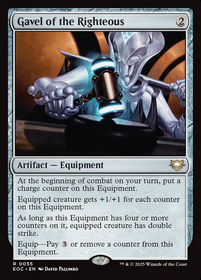 Gavel of the Righteous (55) - Edge of Eternities Commander (EOC)