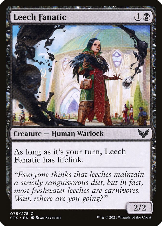 Leech Fanatic (75) - Strixhaven: School of Mages (STX)