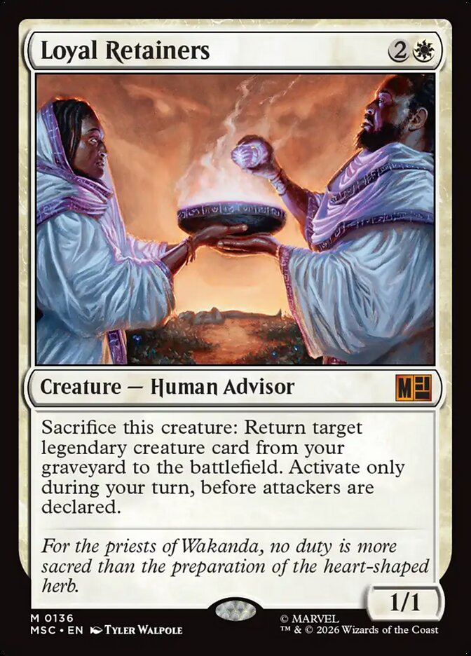 Loyal Retainers (136) - Marvel Super Heroes Commander (MSC)