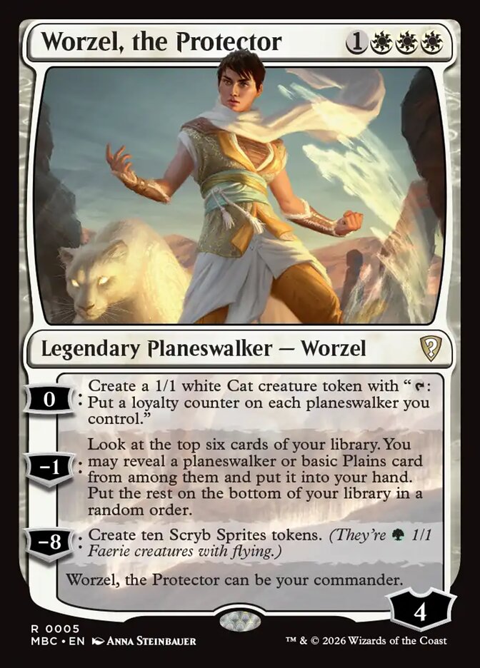 Worzel, the Protector (5) - Mystery Booster Commander Edition (MBC)
