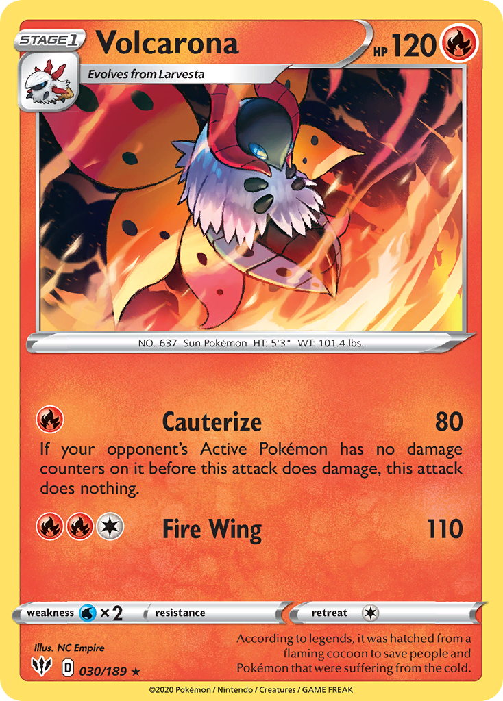 Volcarona (30/189) - Darkness Ablaze (DAA)