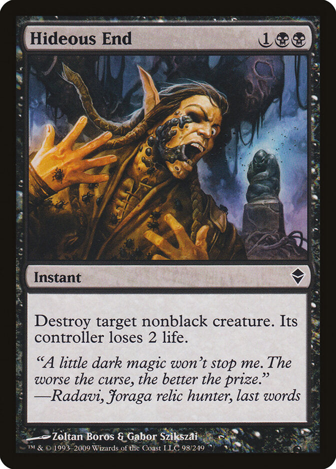 Hideous End (98) - Zendikar (ZEN)