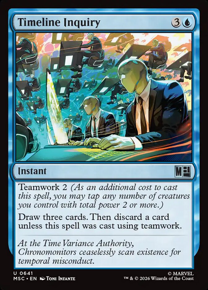 Timeline Inquiry (641) - Marvel Super Heroes Commander (MSC)
