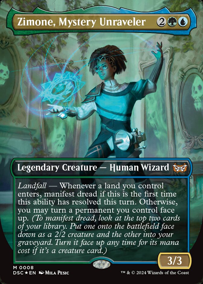 Zimone, Mystery Unraveler (8) - Duskmourn: House of Horror Commander (DSC)