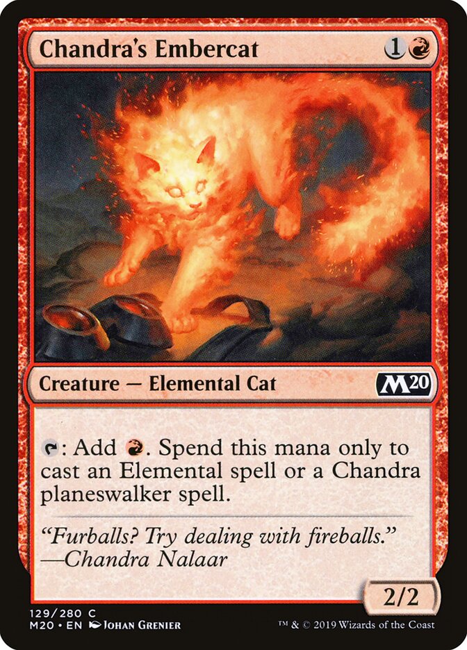 Chandra's Embercat (129) - Core Set 2020 (M20)