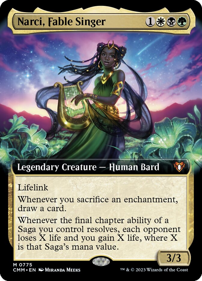 Narci, Fable Singer (775) - Commander Masters (CMM)