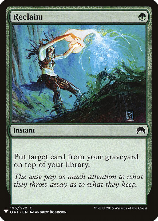 Reclaim - The List (PLST)