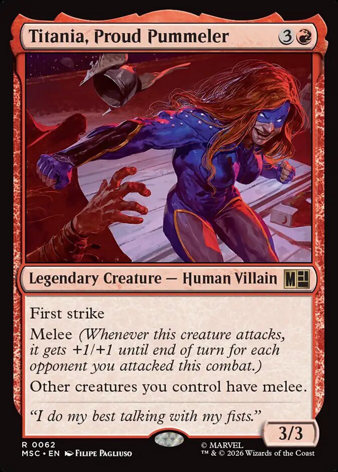 Titania, Proud Pummeler (62) - Marvel Super Heroes Commander (MSC)