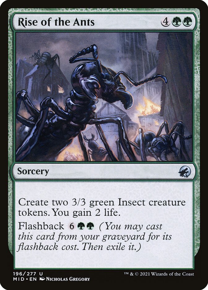 Rise of the Ants (196) - Innistrad: Midnight Hunt (MID)