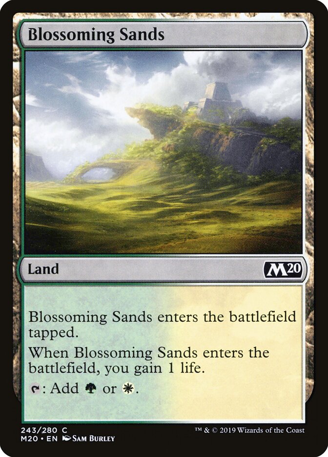 Blossoming Sands (243) - Core Set 2020 (M20)