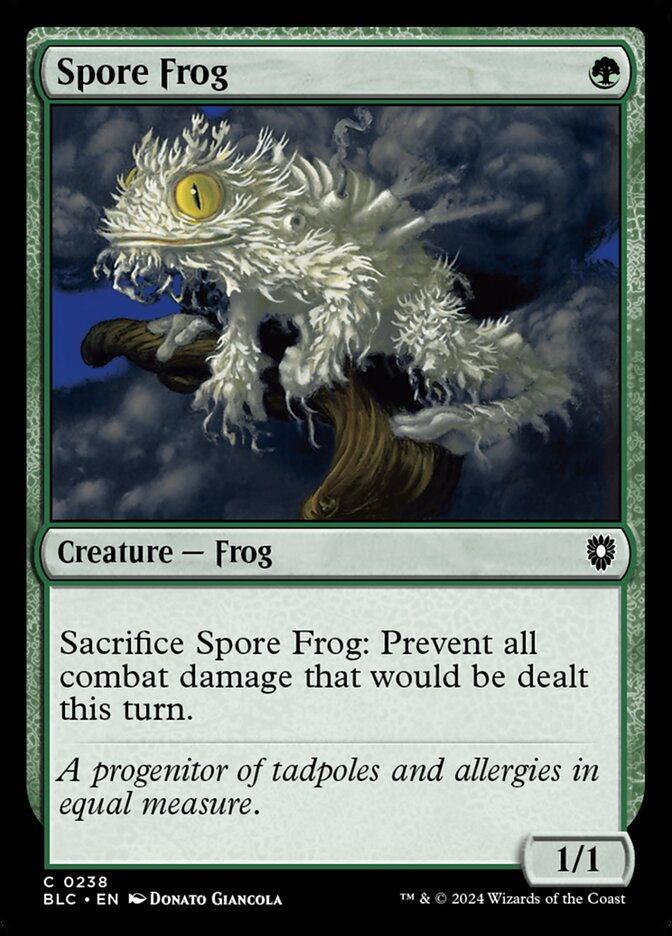 Spore Frog (238) - Bloomburrow Commander (BLC)