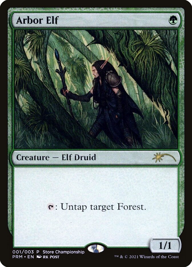 Arbor Elf (1) - Wizards Play Network 2021 (PW21)