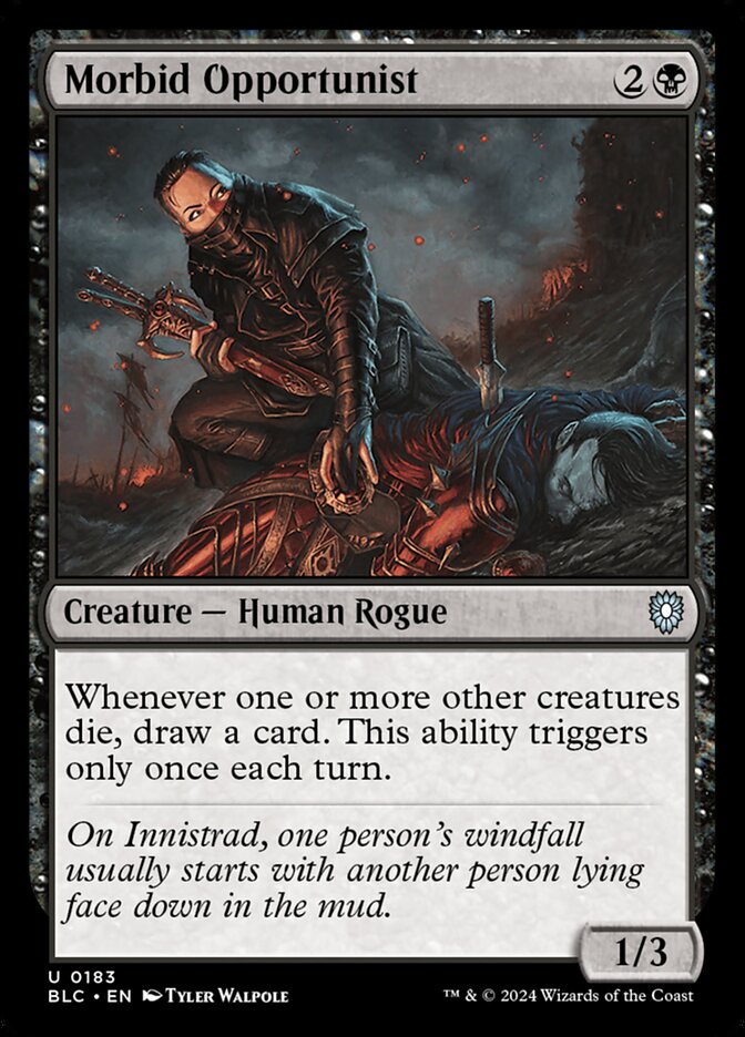 Morbid Opportunist (183) - Bloomburrow Commander (BLC)