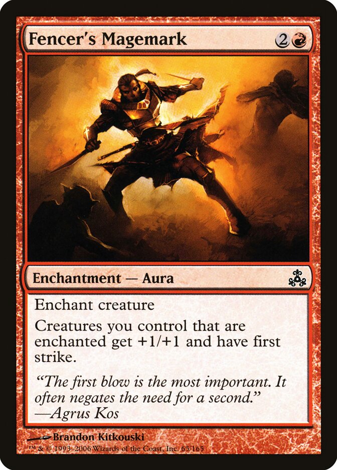 Fencer's Magemark (65) - Guildpact (GPT)