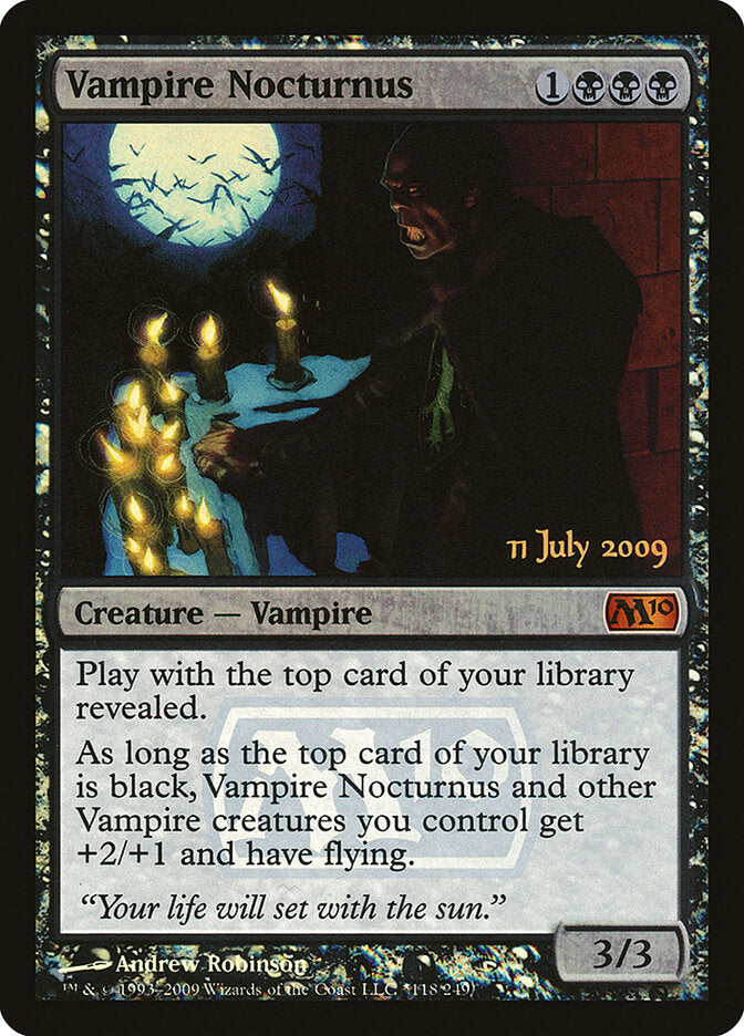 Vampire Nocturnus (118★) - Magic 2010 Promos (PM10)