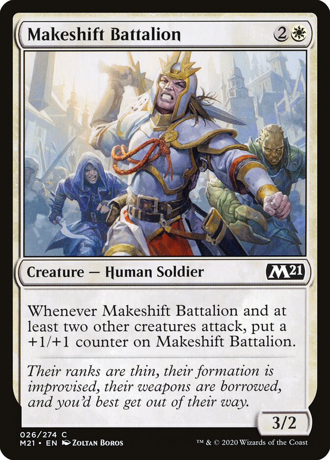 Makeshift Battalion (26) - Core Set 2021 (M21)