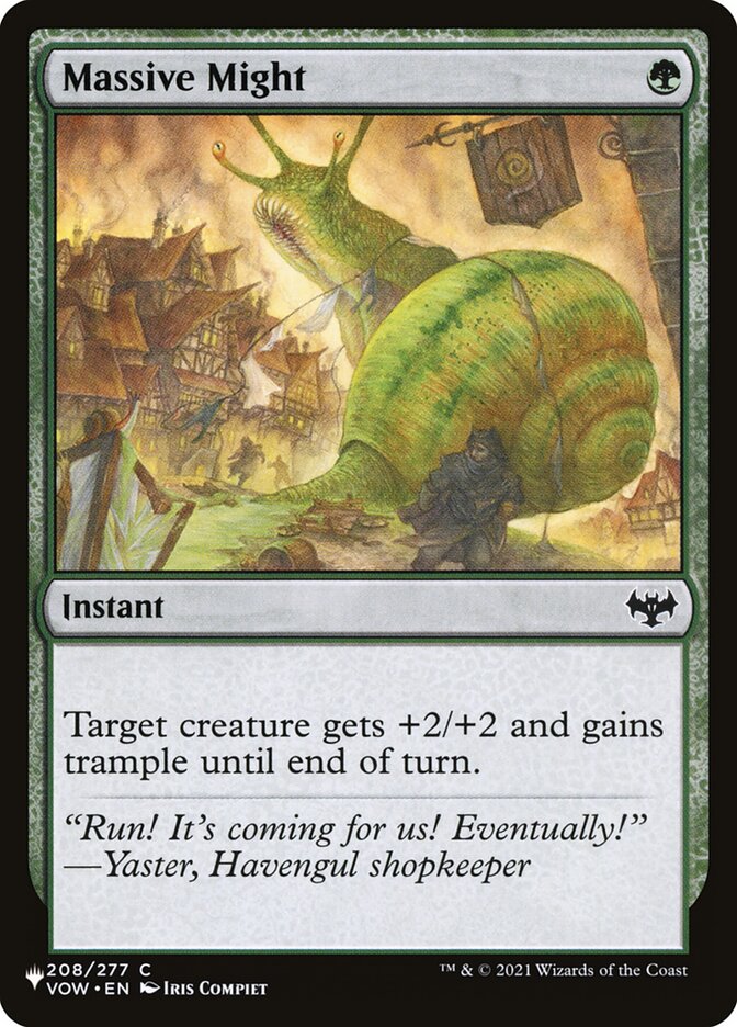 Massive Might (VOW-208) - The List (PLST)