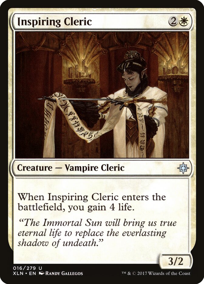 Inspiring Cleric (16) - Ixalan (XLN)