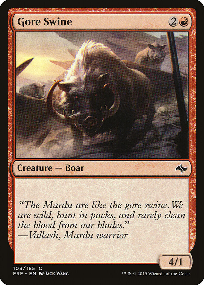 Gore Swine (103) - Fate Reforged (FRF)