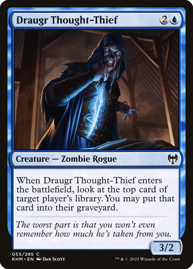 Draugr Thought-Thief (55) - Kaldheim (KHM)