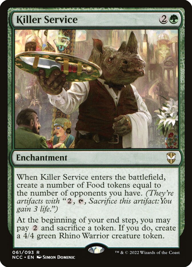 Killer Service (61) - New Capenna Commander (NCC)