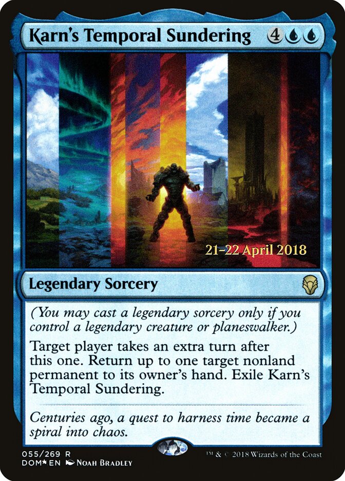 Karn's Temporal Sundering (55s) - Dominaria Promos (PDOM)