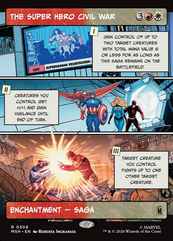 The Super Hero Civil War (308) - Marvel Super Heroes (MSH)