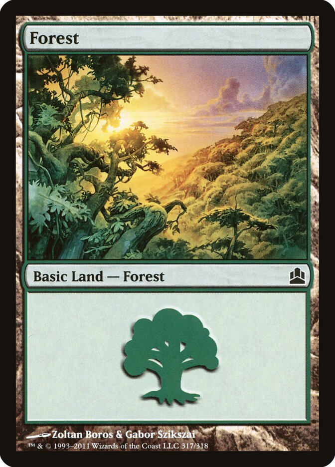 Forest (317) - Commander 2011 (CMD)