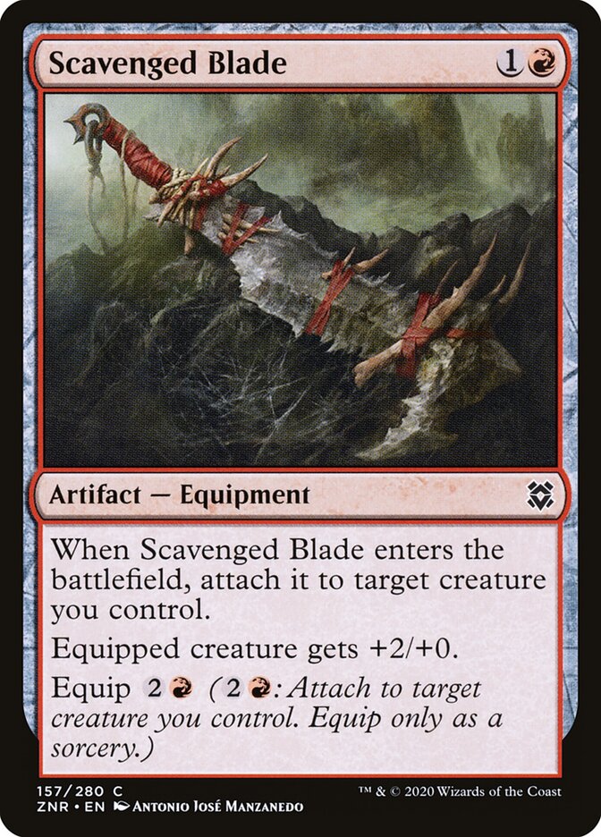 Scavenged Blade (157) - Zendikar Rising (ZNR)