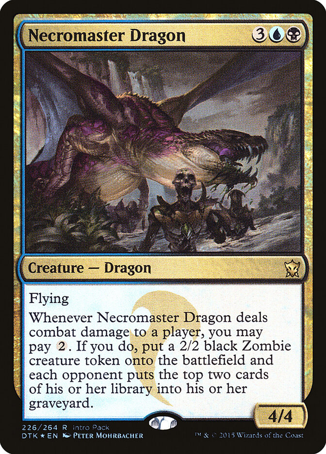 Necromaster Dragon (226) - Dragons of Tarkir Promos (PDTK)