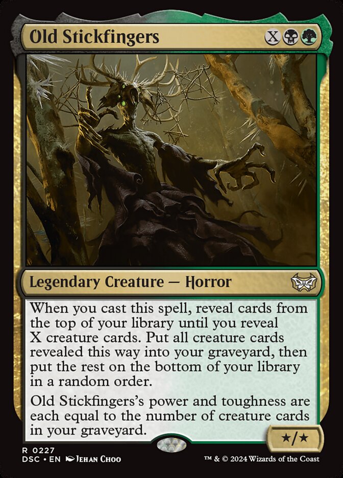 Old Stickfingers (227) - Duskmourn: House of Horror Commander (DSC)