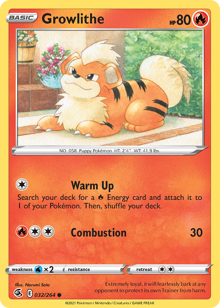 Growlithe (32/264) - Fusion Strike (FST)