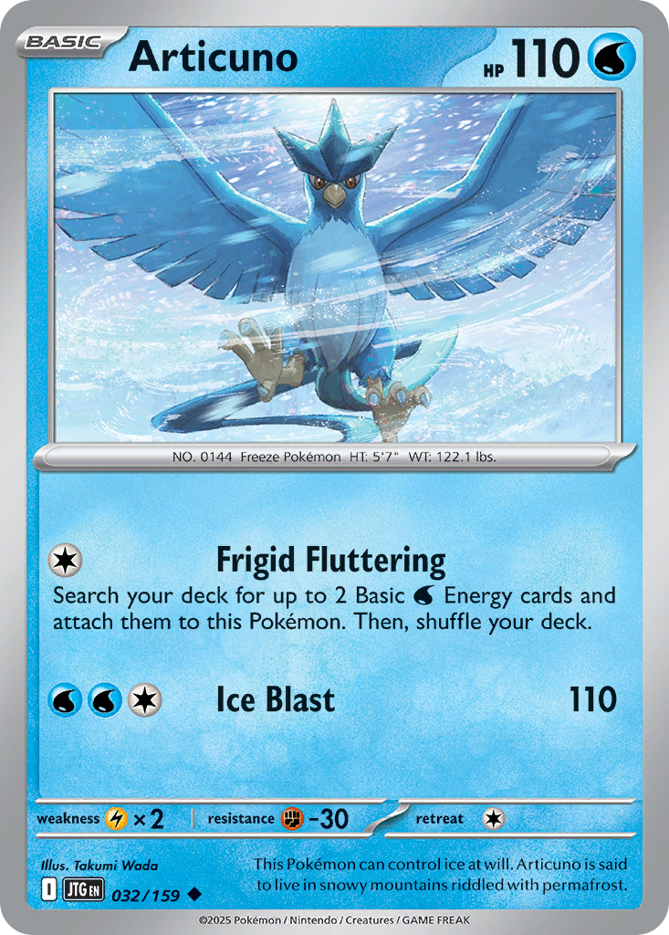 Articuno (32/159) - Journey Together (JTG)