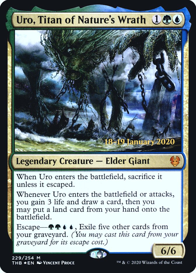 Uro, Titan of Nature's Wrath (229s) - Theros Beyond Death Promos (PTHB)