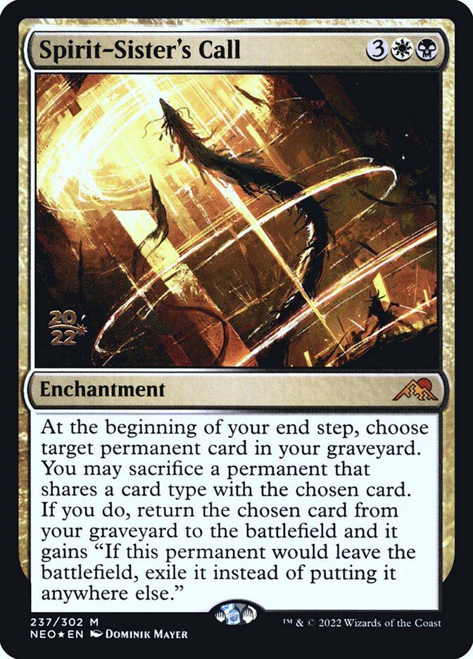 Spirit-Sister's Call (237s) - Kamigawa: Neon Dynasty Promos (PNEO)