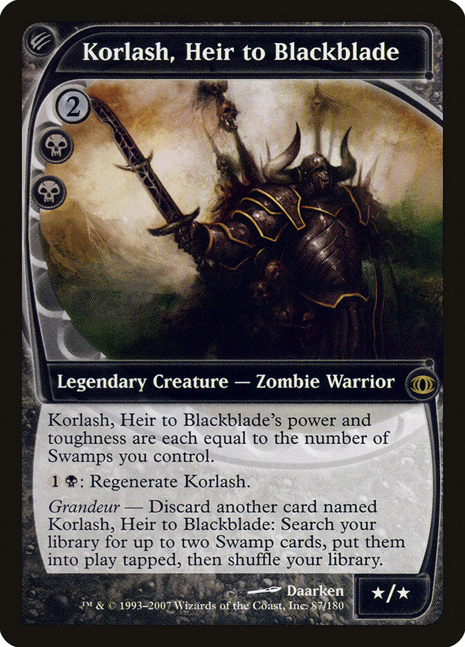 Korlash, Heir to Blackblade (87) - Future Sight (FUT)