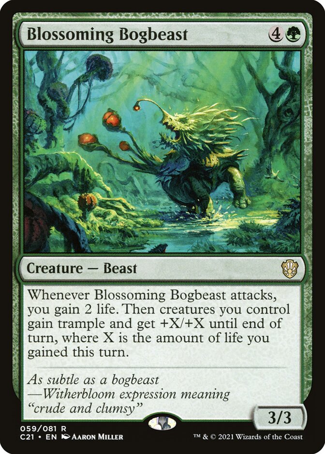 Blossoming Bogbeast (59) - Commander 2021 (C21)
