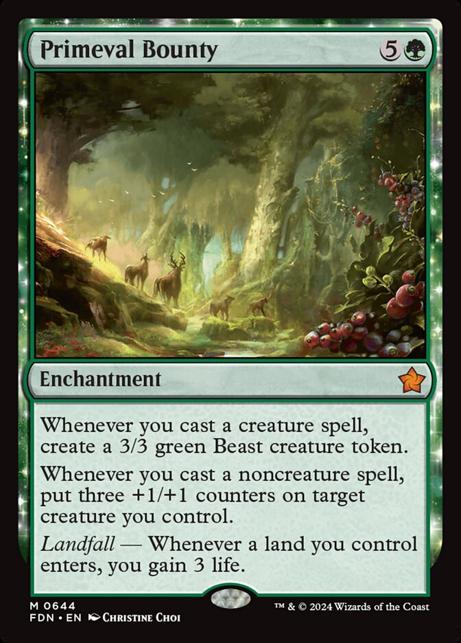 Primeval Bounty (644) - Foundations (FDN)