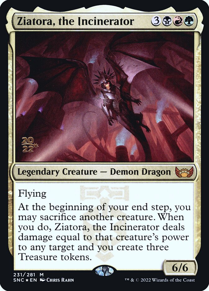 Ziatora, the Incinerator (231s) - Streets of New Capenna Promos (PSNC)